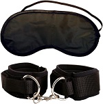 Cuffs and blindfold set